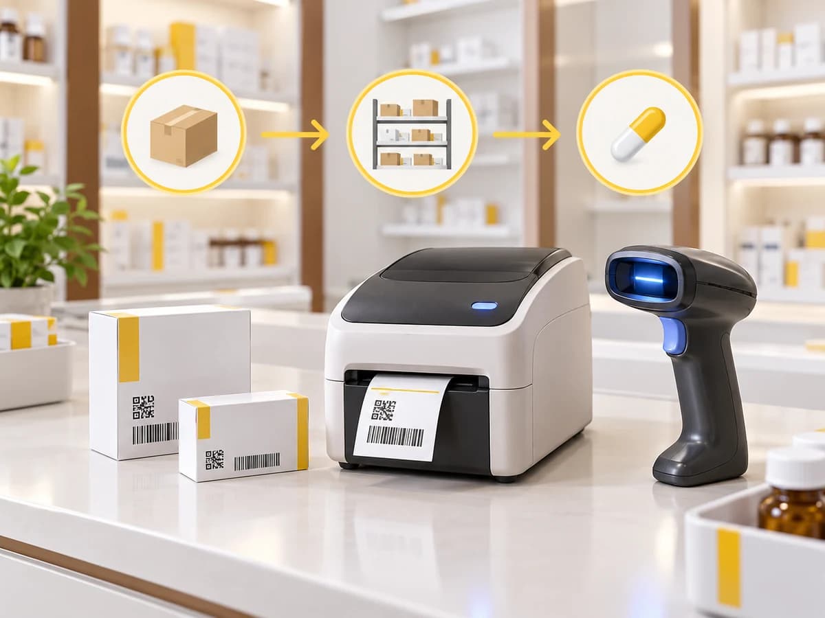 Barcode Scanner และ Printer สำหรับ Pharmacy: เลือกอุปกรณ์ให้เชื่อม Workflow ยาได้จริง