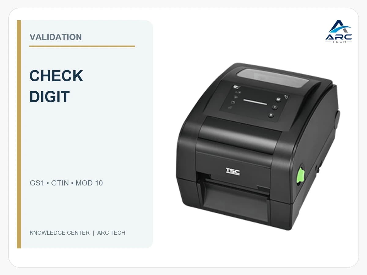 Check Digit คืออะไร? วิธีคำนวณเลขตรวจสอบ Barcode แบบ GS1 พร้อมตัวอย่าง